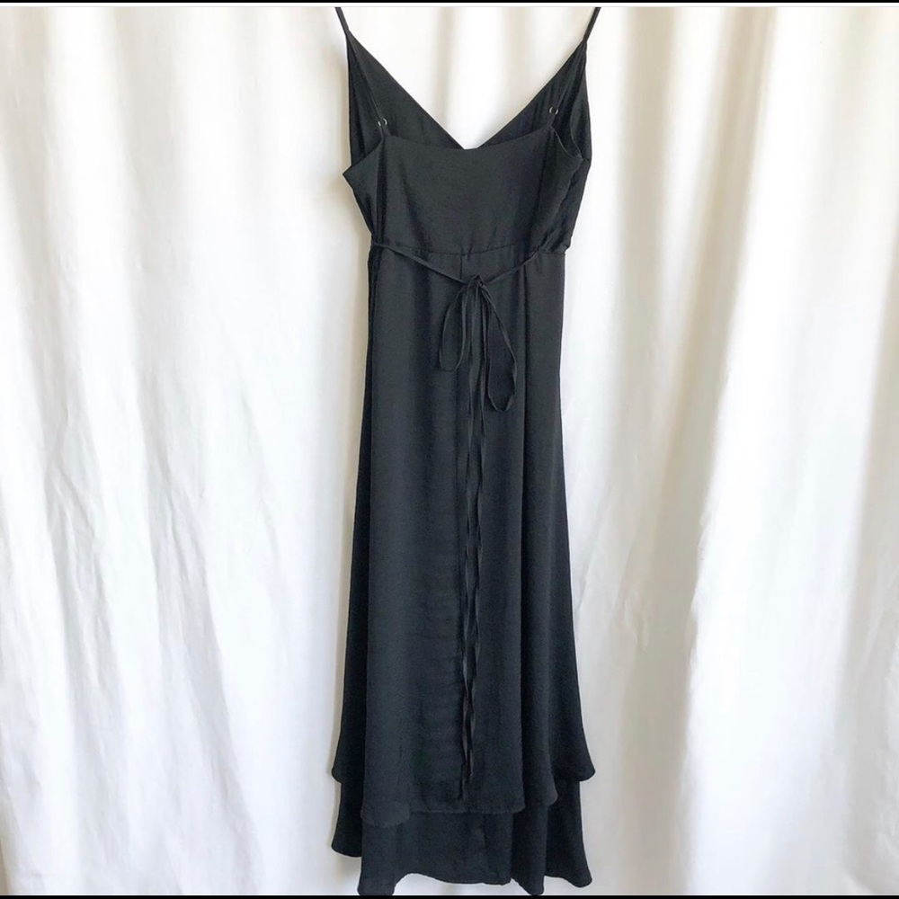 The vintage shop black true wrap v-neck dress - Picture 5 of 6